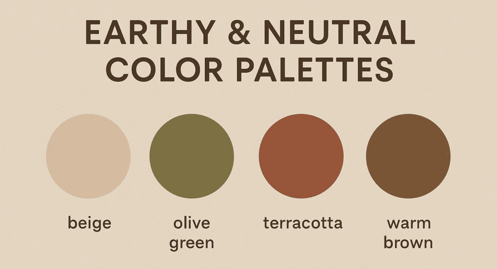 Earthy & Neutral Color Palettes